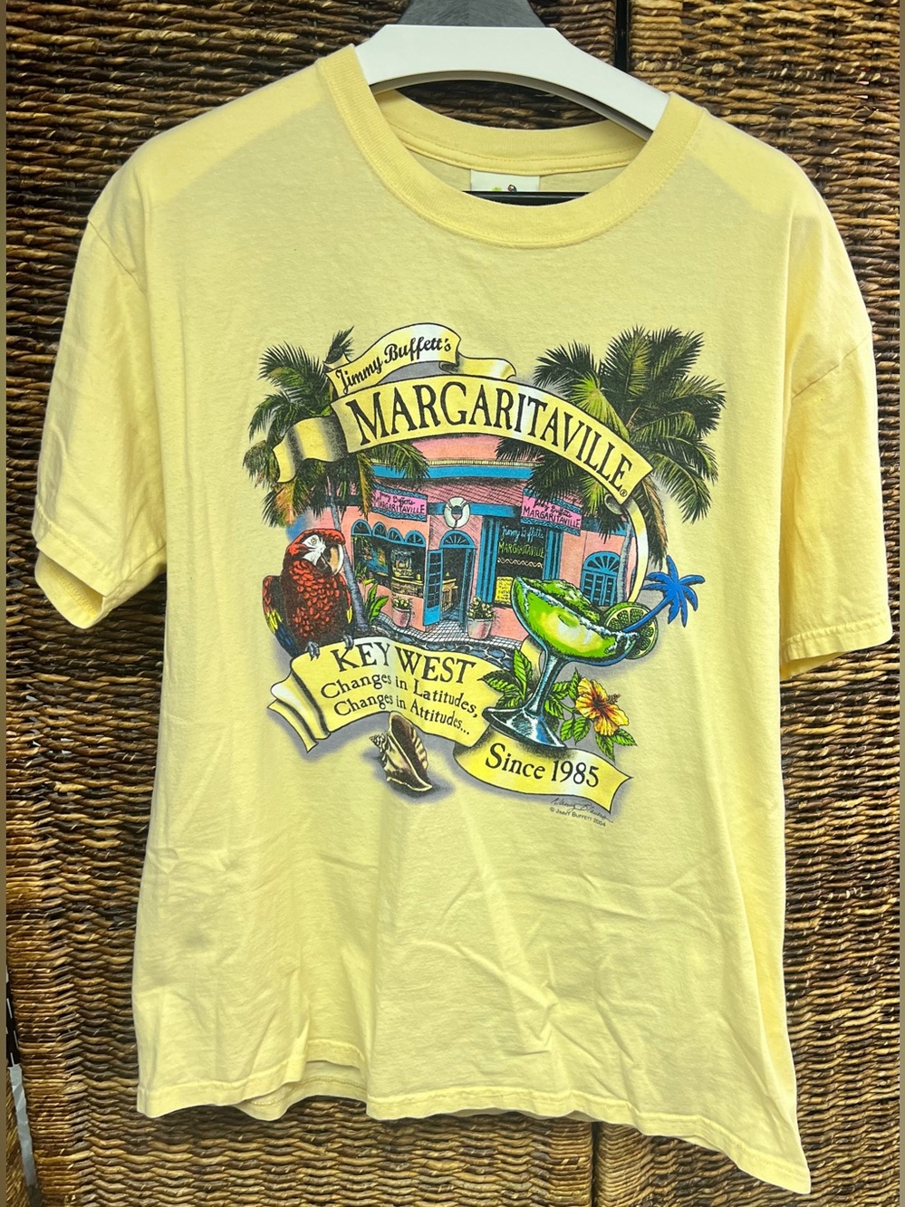 Margaritaville- Vintage Key‎ West, Men’s Double sided XLarge Short Sleeve Shirt